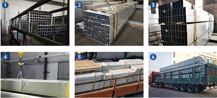 aluminum square tube packing photo